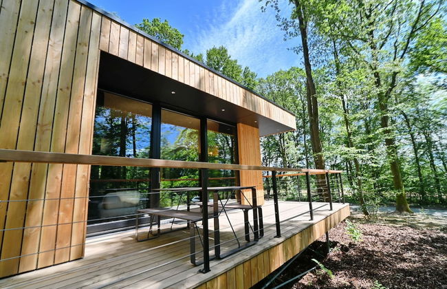 Modern, Wooden Chalet With Wood Burning Stove, in the Forest - Foto 42