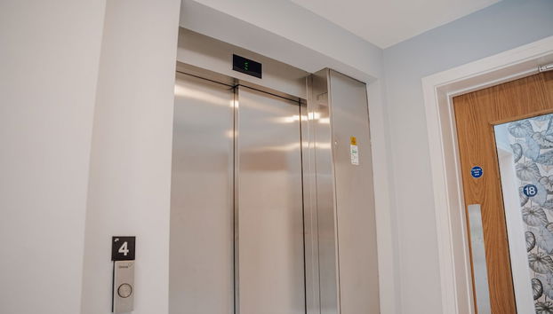 Interior entrance
