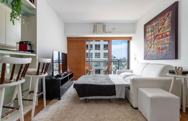 (1008) Apartamento com 1 Quarto e Vista para o Cristo - Foto 5