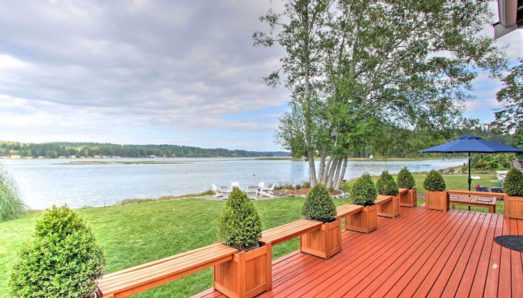 Photo 1 - Waterfront Allyn Home With Fire Pit + Backyard