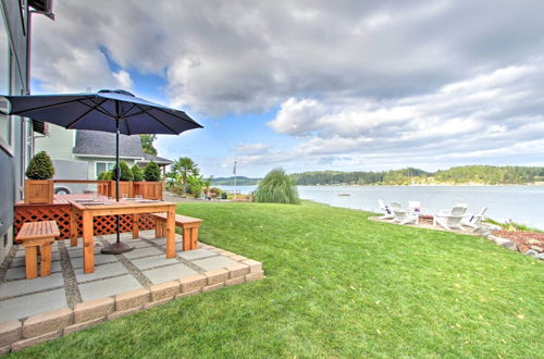 Photo 4 - Waterfront Allyn Home With Fire Pit + Backyard