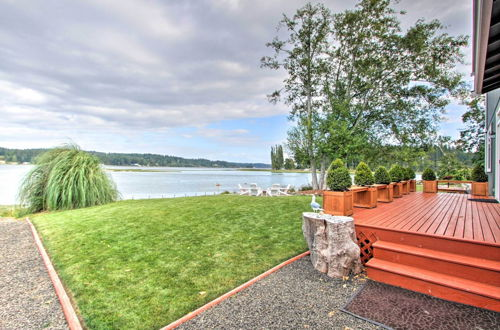 Photo 6 - Waterfront Allyn Home With Fire Pit + Backyard