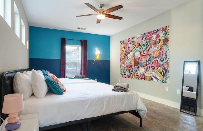 Upstay - East Austin Home w Yard Games Fire Pit - Foto 17