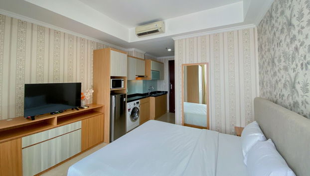 Comfy And Modern Look Studio Menteng Park Apartment - Foto 4