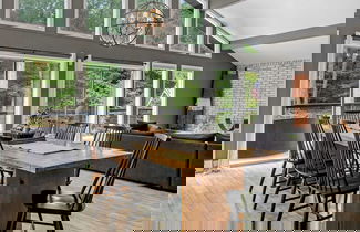 Photo 1 - The Evergreen Escape by Avantstay Modern Cabin w/ Volleyball Court & Hot Tub