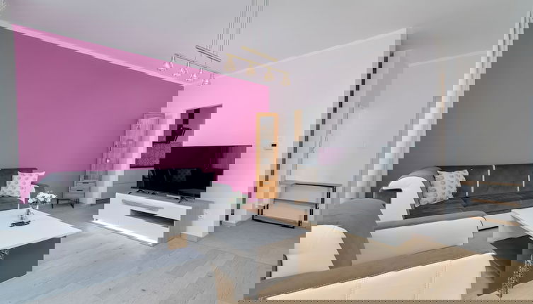Photo 1 - Dark Grey and Pink Apartment by Renters