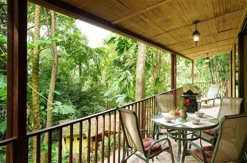 Photo 12 - Bali Inspired Casa Cascada w Jungle Views Wi-fi Private Pool ac