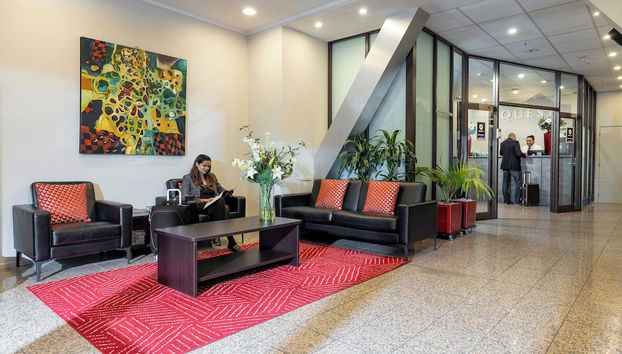 Lobby sitting area