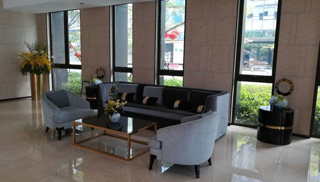 Zona de estar del vestíbulo