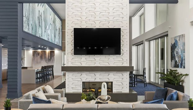 Sala de estar do lobby
