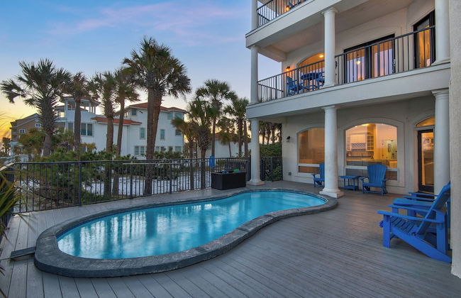 Stunning Views! 9BR Gulf Front Home, Pool, Elevator, Pool Table - Foto 27