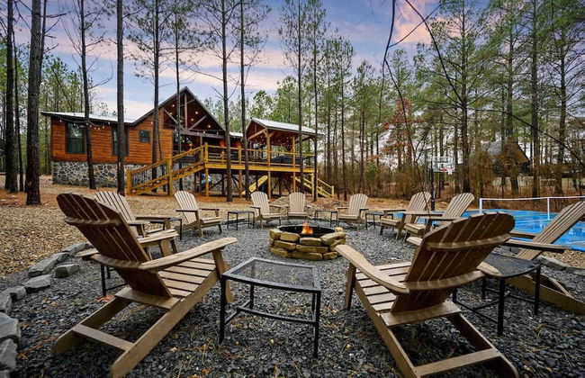 Massive Hochatown Lodge w spa Basketball More - Foto 1