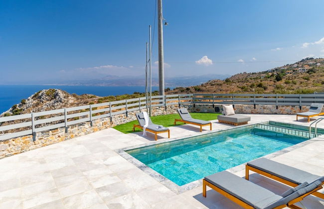Gianna s Panoramic Seaview Twin Villas With Pools - Foto 26
