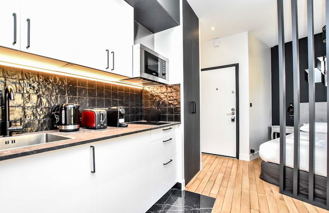 Chic Studio w/ Jacuzzi - 2P - Near Palais Garnier - Foto 7