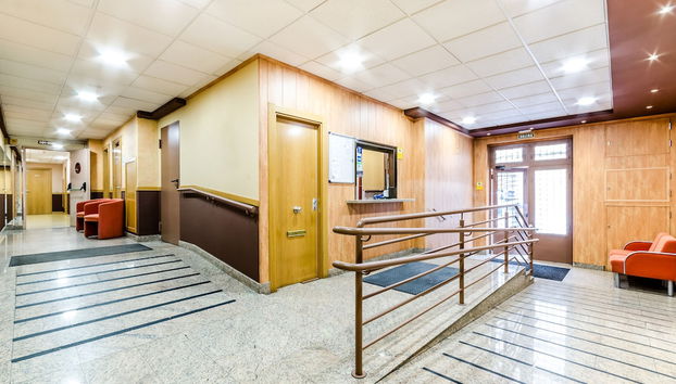 Interior entrance