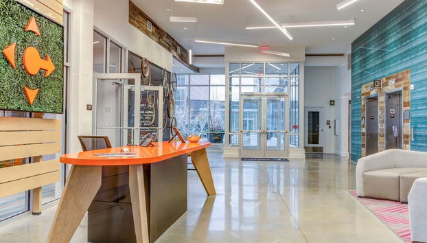 Interior entrance