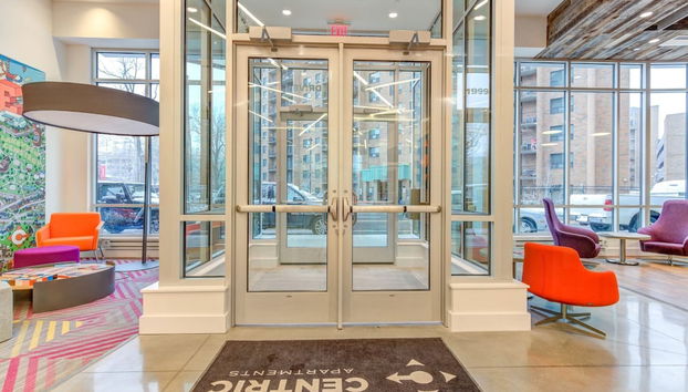Interior entrance