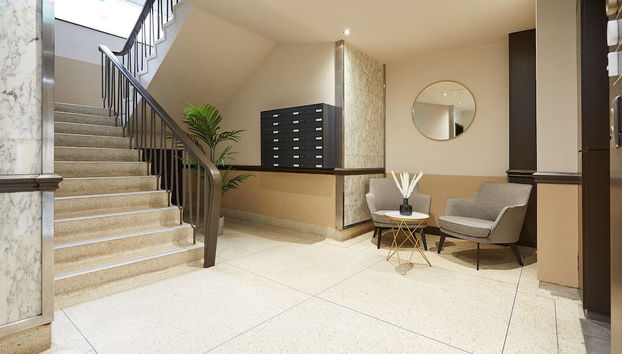 Sala de estar do lobby