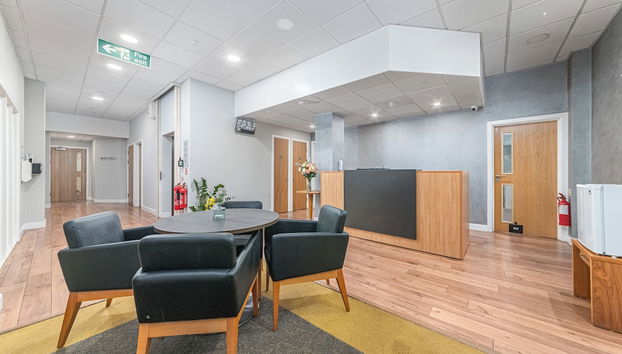 Sitzecke in der Lobby