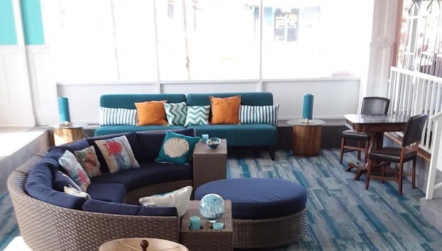 Sala de estar do lobby