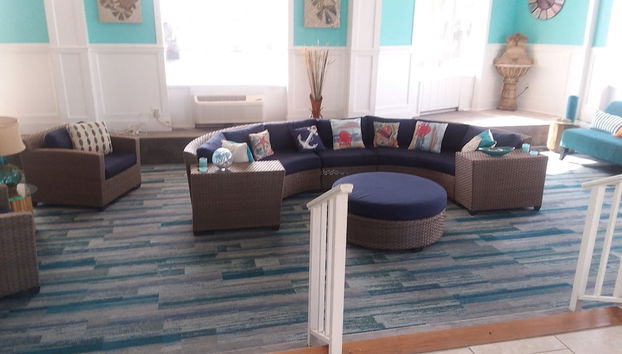 Sala de estar do lobby