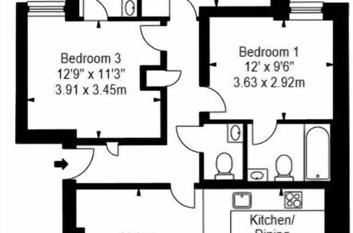 Foto 9 - Luxury Three Bedroom - Flat 121 Lower Ground Floor