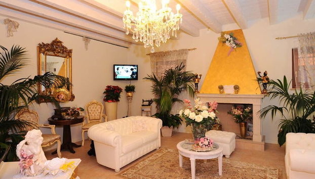 Lobby sitting area