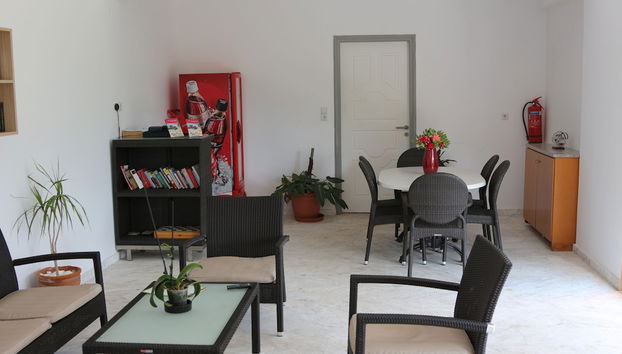 Sala de estar do lobby