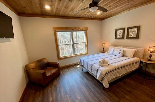 Photo 12 - Bucks and Bunks - Brand new Cabin Come Relax or Watch TV Outside Fireplace