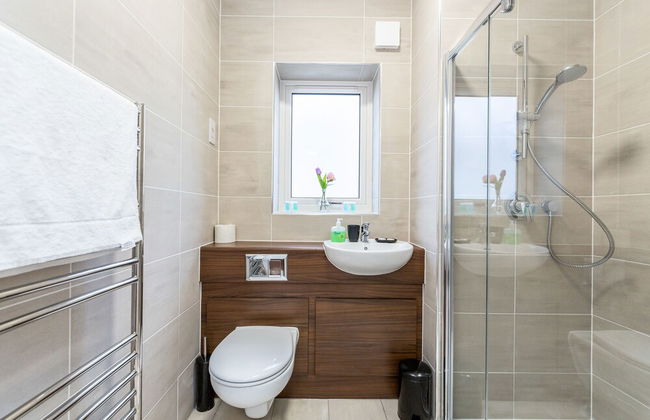 2BR Apt-sleeps 5-accessible-central Dartford - Foto 14