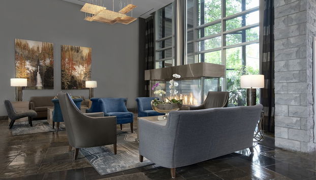 Sala de estar do lobby