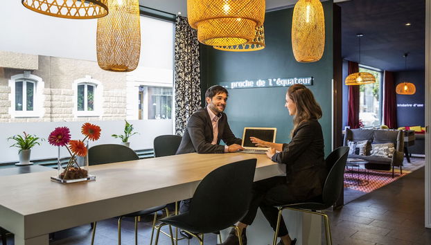 Sitzecke in der Lobby