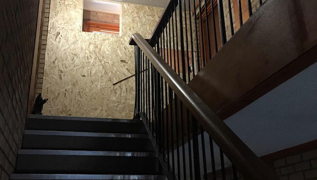 Interior entrance