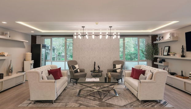 Lobby sitting area