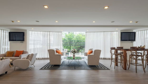 Lobby sitting area