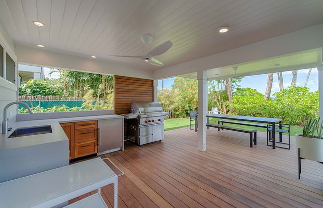 Hanalei Beach House 5 Bedroom Home by RedAwning - Foto 43