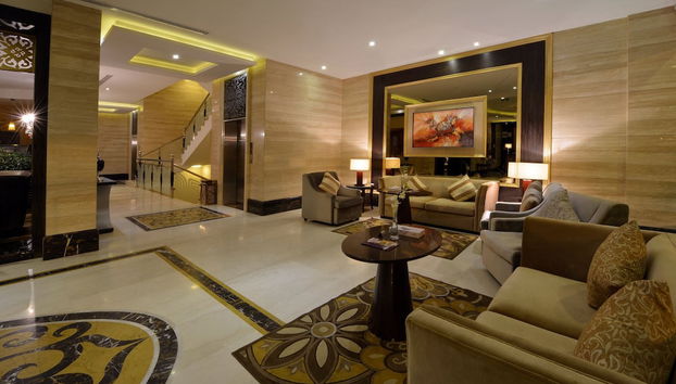 Sala de estar do lobby