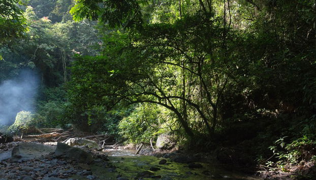 Blick von der Unterkunft