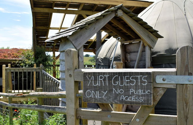 Mongolian Yurts Fordhall Organic Farm - Foto 40