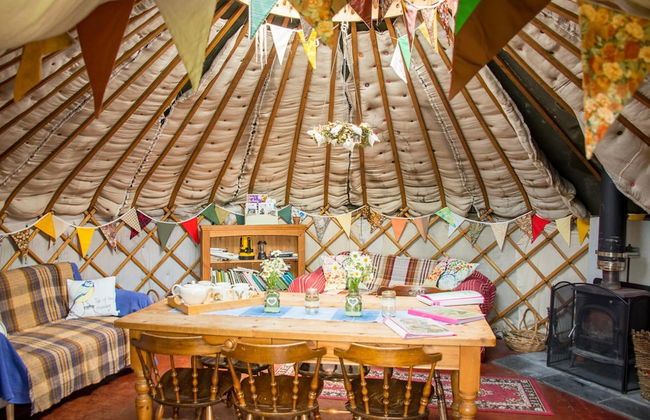 Mongolian Yurts Fordhall Organic Farm - Foto 5