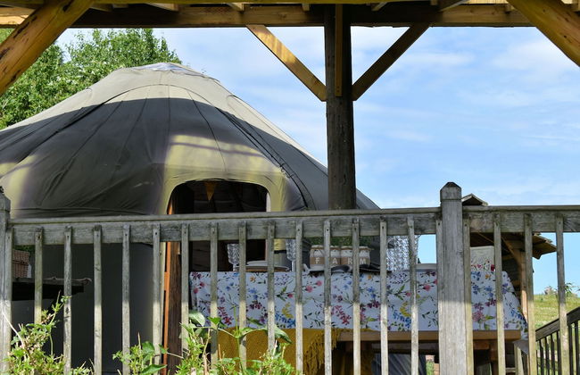 Mongolian Yurts Fordhall Organic Farm - Foto 23