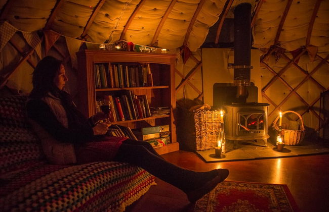 Mongolian Yurts Fordhall Organic Farm - Foto 8