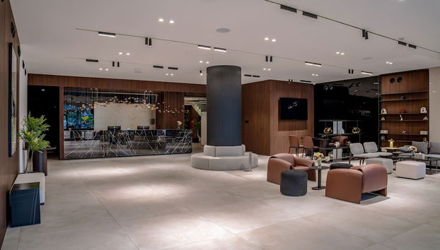 Sala de estar do lobby