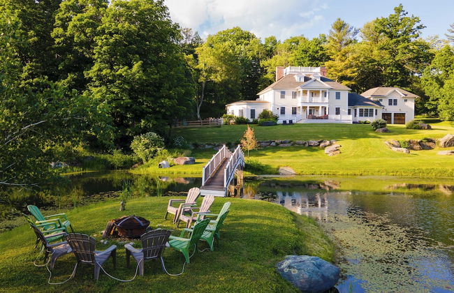 Secluded Estate w/ Guest House, Private Pond, Gym, & Movie Theater Sunny Pond - Foto 4