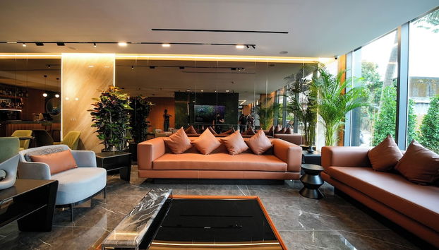 Sitzecke in der Lobby