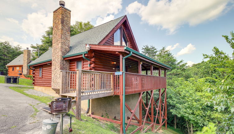 Photo 1 - Sevierville Cabin w/ Wraparound Deck + Lake Access