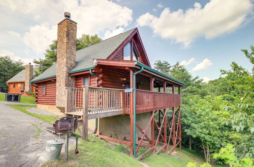 Photo 1 - Sevierville Cabin w/ Wraparound Deck + Lake Access