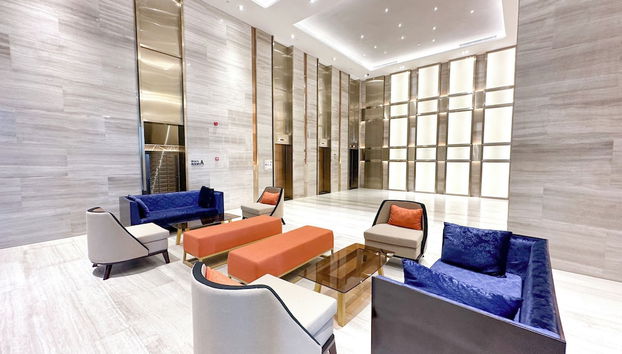 Sitzecke in der Lobby