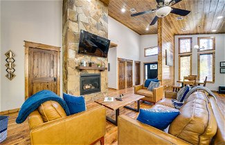 Photo 1 - Broken Bow Family Cabin w/ Fireplace & Hot Tub