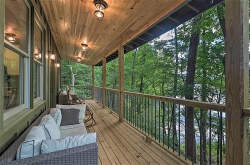Photo 18 - Rustic-chic Riverfront Home w/ Dock, Deck & Canoes